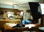 Yet another shot of the prep for the infamous Kitchen Scene.